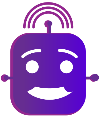 Robot head logo